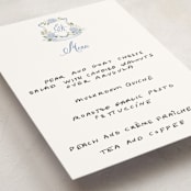 "Sweethearts" - Fill-in Menus in Periwinkle by Design Lotus - Detail