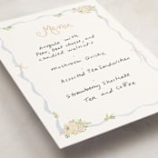 "Cottagecore" - Fill-in Menus in Daphne by Creo Study - Detail
