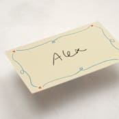 "Cin Cin" - Fill-in Place Cards in Verona by Stephanie Heinrich Godbout - Detail