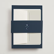 "Georgetown" - Belly Bands in Oxford by Stacey Meacham - Assembled with Invitation