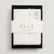 "love love love" - Belly Bands in Onyx by Robert and Stella - Assembled with Invitation