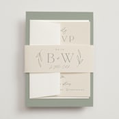 "Soft Arch" - Belly Bands in Sage by Erica Krystek - Assembled with Invitation