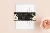"jewel" - Belly Bands in Onyx by Susan Moyal - Assembled with Invitation
