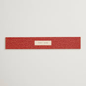 "Mizu Pattern" - Belly Bands in Ruby by Kanika Mathur - Front
