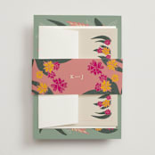 "Phool Bahar" - Belly Bands in Patta by Creo Study - Assembled with Invitation