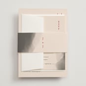 "Ink Blossoms" - Belly Bands in Red Tone by Ani Somi - Assembled with Invitation