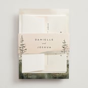 "Every Single Dawn With You" - Belly Bands in Forest by Petra Kern - Assembled with Invitation