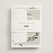 "Watermark" - Belly Bands in Cypress by Kaydi Bishop - Assembled with Invitation