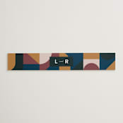 "Abstract Jewels" - Belly Bands in Noir by Maria Alou - Front