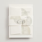 "Camille" - Belly Bands in Stone by Jackie Crawford - Assembled with Invitation