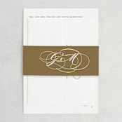 "Flourish" - Belly Bands in Antique by Jennifer Postorino - Assembled with Invitation