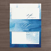 "misty forest" - Belly Bands in Navy by Ariel Rutland - Assembled with Invitation
