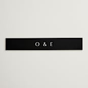 "Modern Classic Names" - Belly Bands in Onyx by Emily Betts - Front