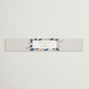 "Bouquet" - Belly Bands in Cobalt by Jen Owens - Front