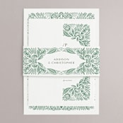 "Ornate" - Belly Bands in Sage by Jen Owens - Assembled with Invitation