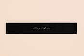 "Perspective" - Belly Bands in Noir by Kimberly FitzSimons - Front