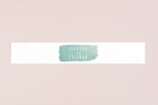 "Painted Sea" - Belly Bands in Seafoam by Hooray Creative - Front