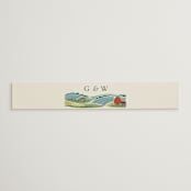 "Farm and Field" - Belly Bands in Barn by Paper Sun Studio - Front