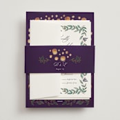 "Disney's Tangled Lanterns" - Belly Bands in Twilight by Simona Camp - Assembled with Invitation