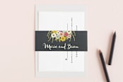 "Plentiful Blossoms" - Belly Bands in Soft Peach by Faith Harlow - Assembled with Invitation