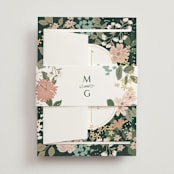 "Garden at Blue Hill" - Belly Bands in Meadow by Jennifer Wick - Assembled with Invitation