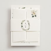 "Lilac Bloom" - Belly Bands in Opal by Susan Moyal - Assembled with Invitation