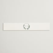 "Foliage Crest" - Belly Bands in Sky by Everett Paper Goods - Front