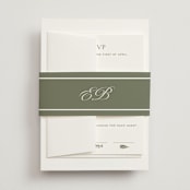 "Boulevard" - Belly Bands in Moss by Megan Davis - Assembled with Invitation
