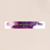 "saturated" - Belly Bands in Plum by Erin Deegan - Front