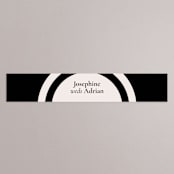 "view to behold" - Belly Bands in Onyx by letterfix - Front