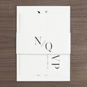 "Bold Modernist" - Belly Bands in Ink by Kristie Kern - Assembled with Invitation