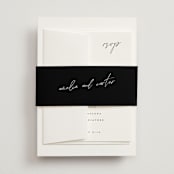 "Slate" - Belly Bands in Bridal Veil by Up Up Creative - Assembled with Invitation