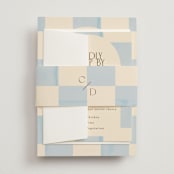 "Checker Wash" - Belly Bands in Ivory by Baumbirdy - Assembled with Invitation