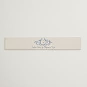 "Pavilion" - Belly Bands in Navy by Petra Kern - Front