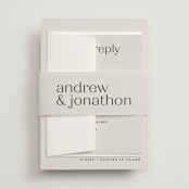 "Align" - Belly Bands in Linen by JoAnn Jinks - Assembled with Invitation