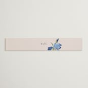 "Irises" - Belly Bands in Natural by Everett Paper Goods - Front