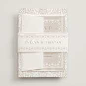 "Lace Trim" - Belly Bands in Cream by Kristen Smith - Assembled