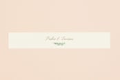 "Painted Ferns" - Belly Bands in Cream by Amy Kross - Front
