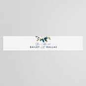 "Our Something Blue" - Belly Bands in Ocean by AK Graphics - Front