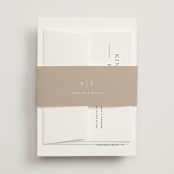 "Rhythmic" - Belly Bands in Simply White by Jennifer Postorino - Assembled with Invitation