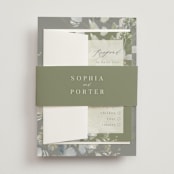 "Spring Dash" - Belly Bands in Pewter by Grace Kreinbrink - Assembled with Invitation