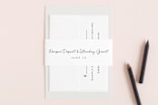 "Spring Blooms" - Belly Bands in Blush by Susan Moyal - Assembled with Invitation