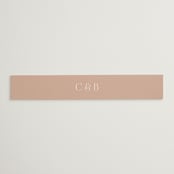 "Overlap" - Belly Bands in Terracotta by Kelly Schmidt - Front
