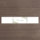 "Garden Glamour" - Belly Bands in Sage by Kristen Smith - Front