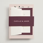 "Wild Peonies" - Belly Bands in Blush by Cindy Reynolds - Assembled with Invitation
