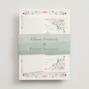 "Delicate Garden" - Belly Bands in Wildflower by Ashley DeMeyere - Assembled with Invitation
