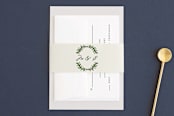 "Italiano" - Belly Bands in Olive by Yolanda Mariak Chendak - Assembled with Invitation