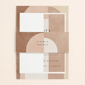"Arches" - Belly Bands in Terracotta by Kelly Schmidt - Assembled with Invitation