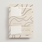 "Wavy" - Belly Bands in Jet by Jen Owens - Assembled with Invitation