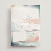 "One Path" - Belly Bands in Beach by Pixel and Hank - Assembled with Invitation